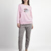 Set fleece pink leopard Disney