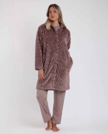 Ρόμπα ρόμπα fleece moka Admas