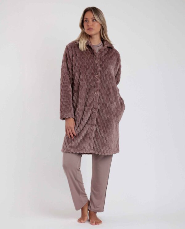 Ρόμπα ρόμπα fleece moka Admas