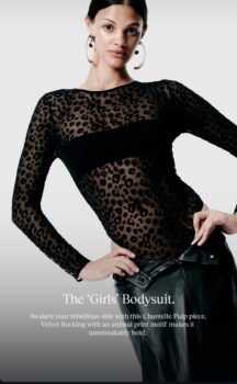Bodysuit black Girls Pulp by Chantelle Bodysuit black Girls Pulp by Chantelle