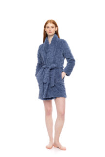 Ρόμπα blue leo fleece Pink Label