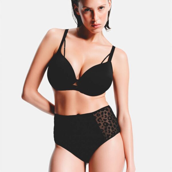 T-shirt bra black Girls Pulp by Chantelle