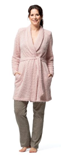 Ρόμπα πλεκτή ivoire Egatex