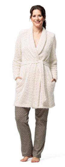 Ρόμπα πλεκτή ivoire Egatex