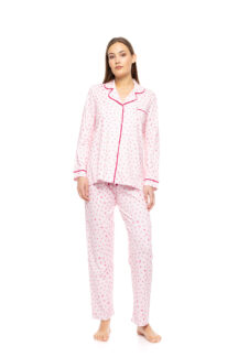 Πυζάμα Bubblegum hearts Pink Label