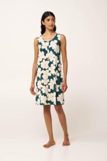 Νυχτικό green teal floral Vamp