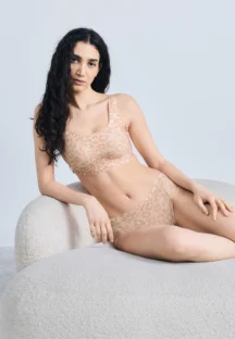 Slip shorty soft stretch leopard blush Chantelle