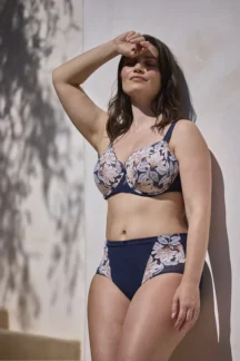 Slip high waist rosa fantasie Blue Cosmetique Sans Complexe