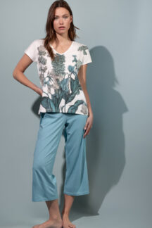 Πυζάμα capri floral Admas