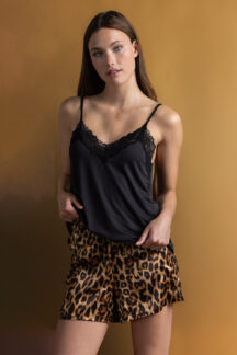 Baby doll σατέν leopard Admas