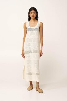 Φόρεμα maxi jacquard Vamp