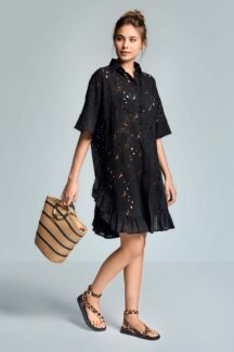 Πουκαμίσα φόρεμα broderie Iconique