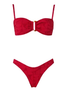Strapless μπικίνι Melita Lipstick Jacquard Stefania Frangista
