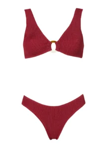 Μπούστο μπικίνι Ali Metallic Red Stefania Frangista