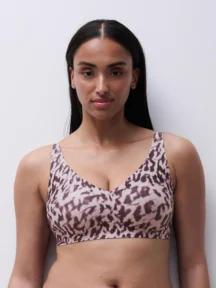 Μπουστάκι επένδυση Chantelle soft stretch power blurry panthere