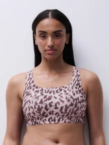 Μπουστάκι επένδυση Chantelle soft stretch power blurry panthere