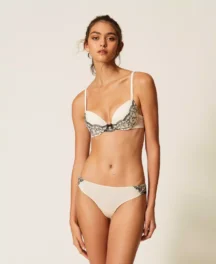 Σουτιέν push up επένδυση μπανέλα ivoire embroidered tulle Twin Set
