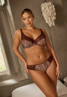 Σουτιέν μπανέλα Naia Leopard Sans Complexe