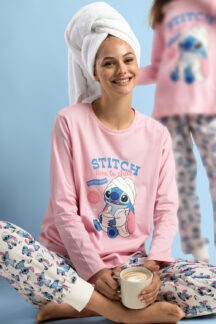 Πυζάμα pink Stitch Disney