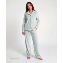 Πυζάμα velour mint Selmark
